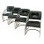 Vintage 1970s Cantilever Chrome Chairs Milo Baughman Style - Set of 4 For Sale