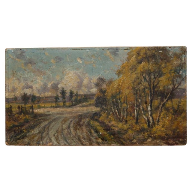 20th Century Belgian Landscape Painting For Sale - Image 10 of 18