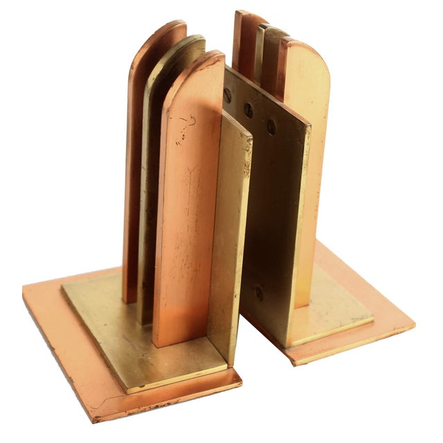 1930s Art Deco Bookends by Von Nessen for Chase, 1930s, Set of 2 For Sale - Image 5 of 10