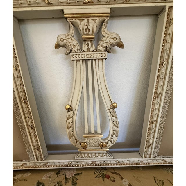 Late 19th Century Swedish Lyre Settee For Sale - Image 4 of 5