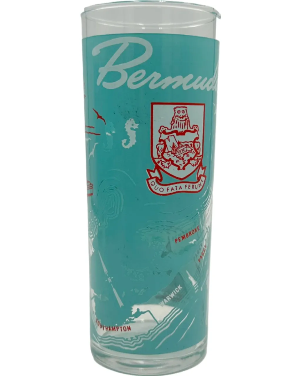 Vintage Bermuda Collins Highball Cocktail Glasses Barware- Set of 6 ...