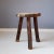 Vintage French Wooden Stool, 1950s, in Good conditions. Designed before 1890