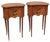 French Kidney Shaped Bedside Tables, Set of 2 For Sale