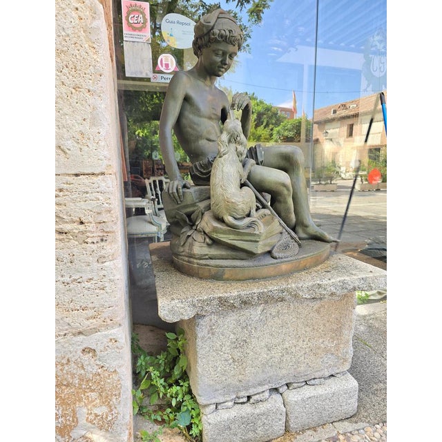 French Bronze Sculpture by E. Martin, 1890s For Sale - Image 4 of 18