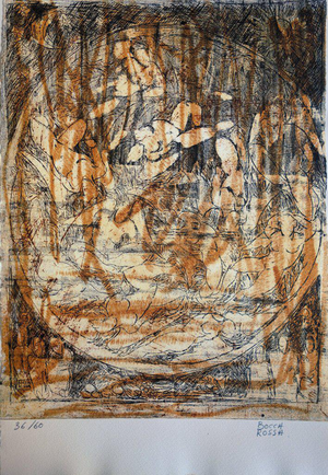 Patrick Bocca Rossa, Corps alanguis, Etching