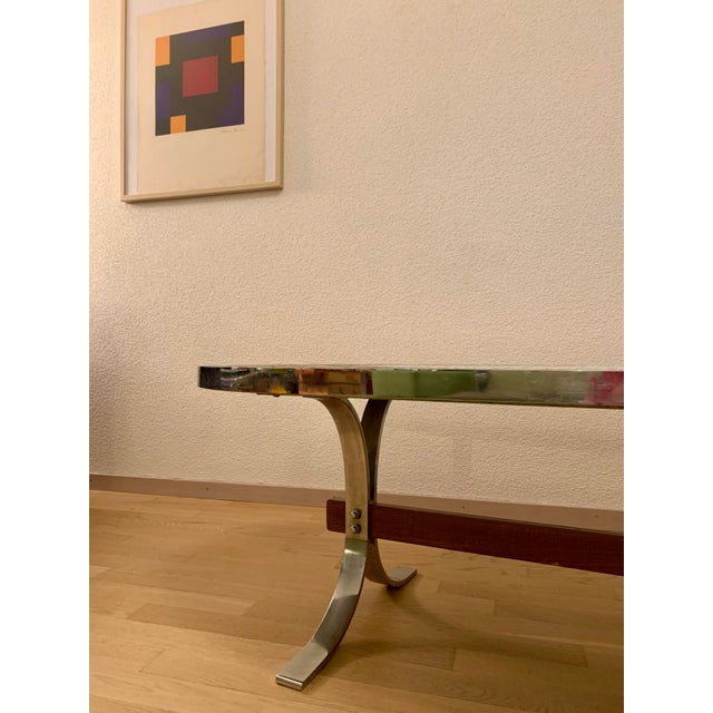 Space Age Sofa Table in the style of Gaetano Sciolari, 1960s For Sale - Image 16 of 18