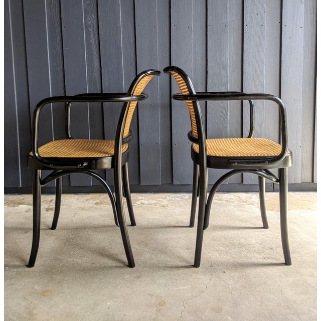 Josef Hoffman Prague 811 Bentwood Chairs - a Pair | Chairish