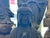 24" Distressed Black Brown Cross Legs Peaceful Hands Stone Buddha Statue For Sale - Image 10 of 13