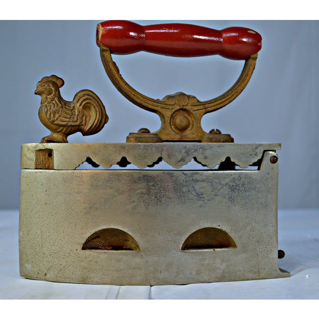 Antique Coal Fired Clothes Press Iron Chairish