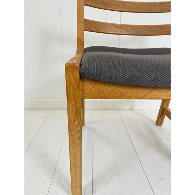 Brown Vintage Danish Oak Dining Chairs by Kurt Østervig for KP Møbler, 1960s, Set of 6 For Sale - Image 8 of 11