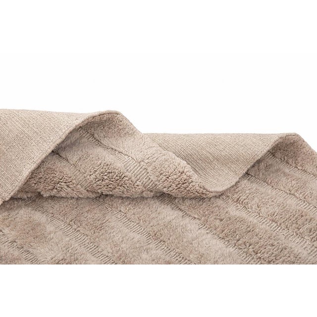 Premium Oversize Hand-Knotted Wool Rug | 12'9" X 10'1" | One of a Kind For Sale - Image 6 of 8