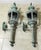 Magnificent Pair of Vintage Solid Brass Eagle-Topped Wall Lanterns For Sale - Image 16 of 17