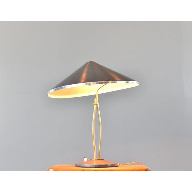 Mid-Century Brass Table Lamp by Hala, 1950s For Sale - Image 11 of 12