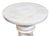 White Vintage Italian Carved Carrara Marble Pedestal Plant Stand Column For Sale - Image 8 of 10