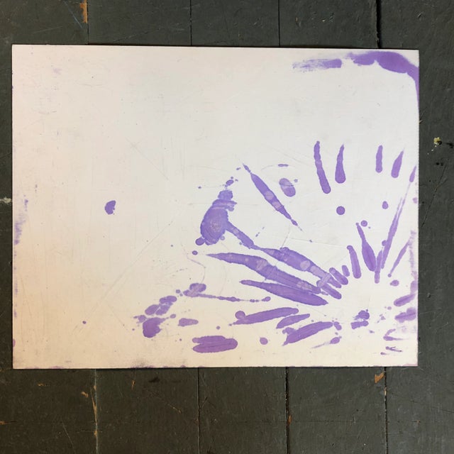 Original Peter Duncan Abstract Encaustic/Drawing Signed For Sale - Image 4 of 5