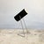 1960s British Black Enamelled Steel Table and Wall Lamp by John Brown for Plus Lighting, 1960s For Sale - Image 5 of 10