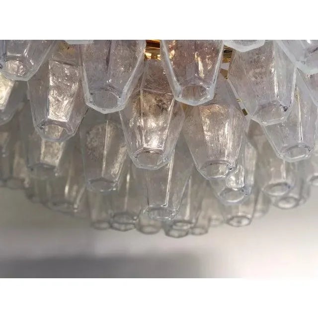 Early 21st Century Opalino Murano Glass Poliedro Sputnik Chandelier For Sale - Image 5 of 10