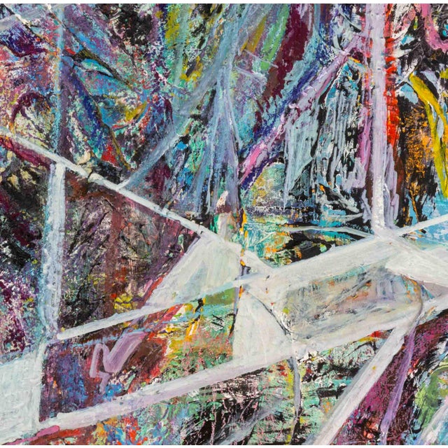 Contemporary Karen Schlansky "Wind Swirl" Mixed Media For Sale - Image 3 of 8
