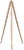 Antique Surveyor Wood Industrial Transit Tripod For Sale - Image 4 of 4