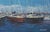 Original oil painting by Sean Wu, The sailboats quietly mooreded at the dock.
