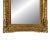 Rectangular Gold Hand-Carved Wooden Mirror, Spain, 1970s For Sale - Image 4 of 5