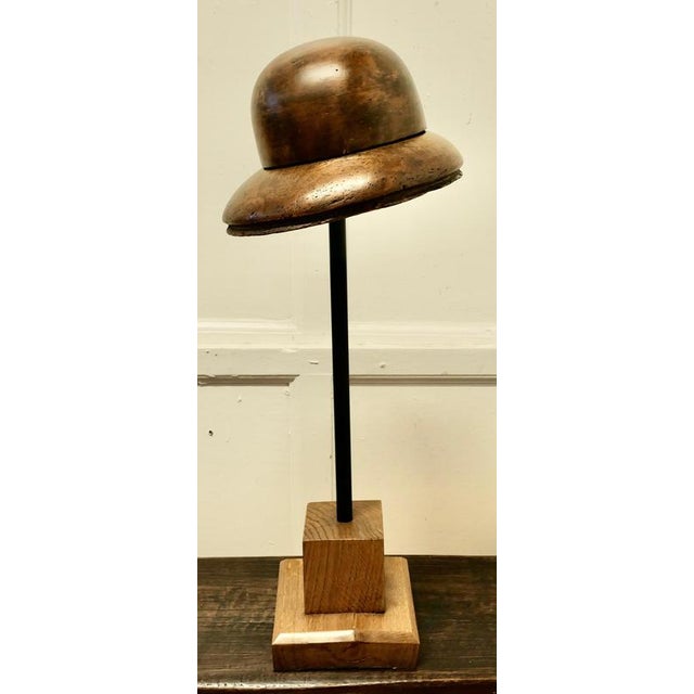 French Fruit Wood Hat Display Stand, 1920s For Sale - Image 4 of 7