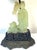 Chinese Carved Jadeite Guanyin with Cat, Mounted as a Lamp, Circa 1920s For Sale In West Palm - Image 6 of 12