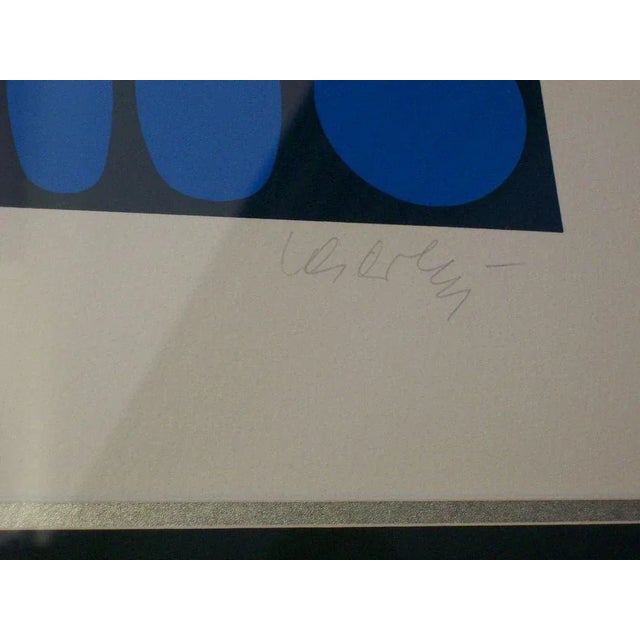 Abstract Victor Vasarely Signed and Numbered Silk Screen Lithograph For Sale - Image 3 of 7