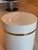 Modern Lacquer/Rose Gold Accent Table For Sale - Image 3 of 10