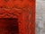 Attributed Karl Springer 1970s Midcentury Octagonal Bar Cart With Red Snakeskin Finish For Sale In Atlanta - Image 6 of 11