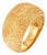80s Portuguese Shimmer Ring 19k Yellow Gold Dome Band Sz 7.25 Fine Jewelry For Sale