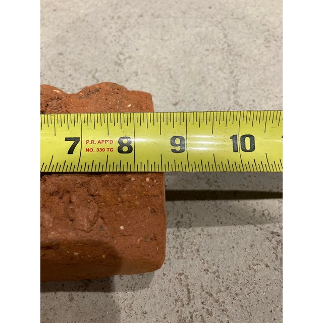 Sculpture Materials Antique Reclaimed Red Clay Brick Denver, Colorado For Sale - Image 7 of 12