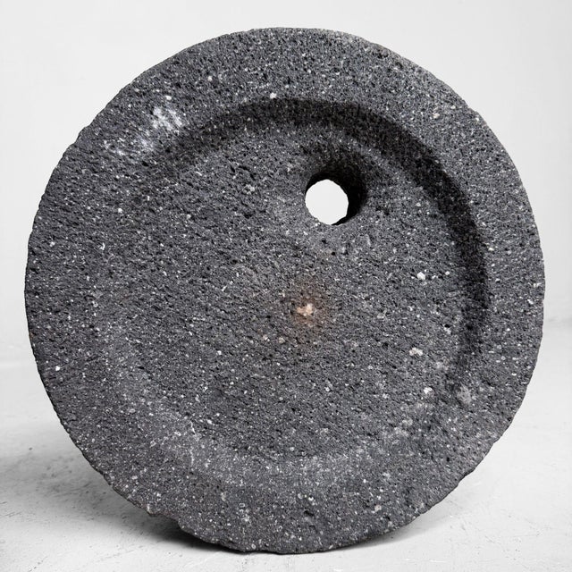 Gray ​Japanese Ishi-Usu Grinding Stones, 1900s-1950s, Set of 2 For Sale - Image 8 of 14