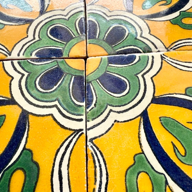 Vintage Mexican Wrought Iron Candle Holder W Colima Talavera Tile - Lou Costello For Sale - Image 11 of 11