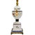 Mid 20th Century Mid-Century Modern Kaiser Kuhn Swedish Armorial Porcelain Urn Table Lamp For Sale - Image 5 of 11