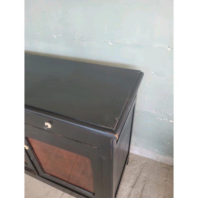 Antique Two-Door Lacquered Sideboard, 1950s For Sale - Image 6 of 14