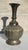 Mughal "Surahi"( water bottle) bottle, A fine bronze vessel for water serving. Decorated with a rich banded design of...