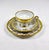 Traditional Vintage Weimar Katharina Gold-Gilt Porcelain Tea Trio Set for 6, 18 Pieces For Sale - Image 3 of 7