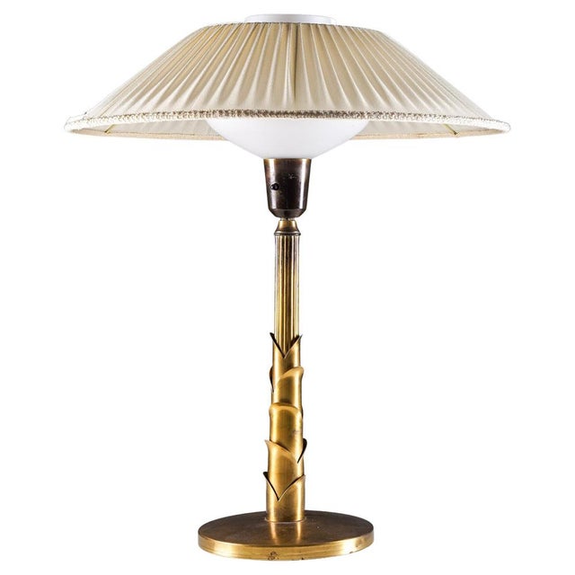 Swedish Brass Table Lamp, 1950s For Sale - Image 14 of 14