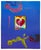 Mixed media with acrylic painting and color lithography on paper. Hand-signed in acrylic paint on front by Peter Max. A...