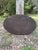 Brown Antique Early 20th Century Oak Framed Beveled Oval Wall Mirror For Sale - Image 8 of 8