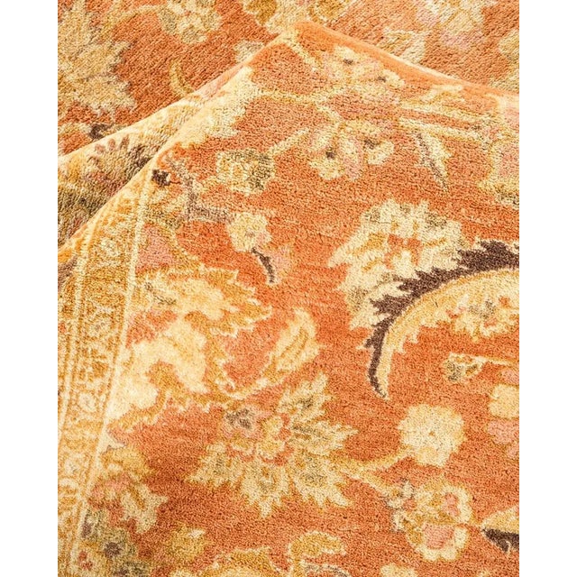 Textile Mogul, One-of-a-Kind Hand-Knotted Area Rug in Brown, 6' 3" x 8' 10" For Sale - Image 7 of 8