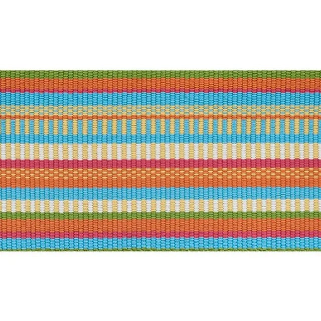A chic espadrille stripe, this tape is a sophisticated ottoman weave that adds color and texture to any setting, inside or...