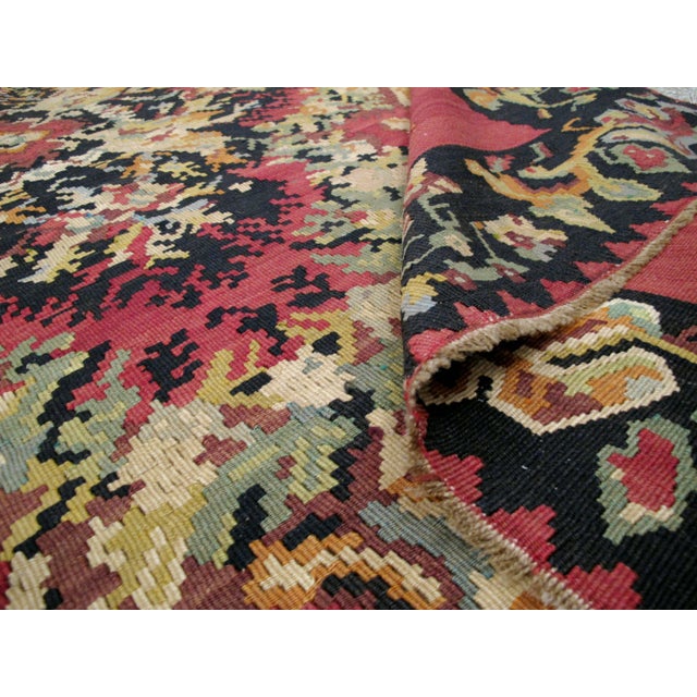 Galerie Shabab Collection Mid-20th Century Russian Bessarabian Flatweave For Sale - Image 9 of 9
