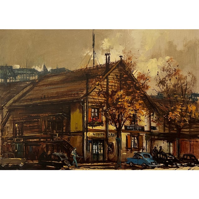 Sergio Cecchi, Paysage, Genève, Oil on Canvas, Framed For Sale - Image 13 of 13