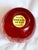 Glass 1970s 22k Gold Ruby Red Venetian Murano Glass Decanter With 5 Tumblers - 6 pcs For Sale - Image 7 of 10