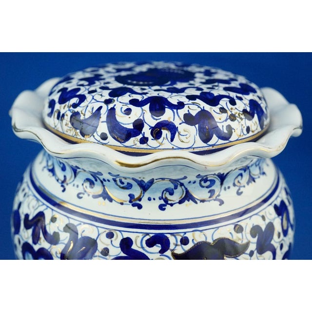 Albarello Ceramic Pharmacy Vase from Cacf, Faenza, Italy, 1960s For Sale - Image 17 of 18