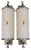 Art Deco Wall Lights in Nickel-Plating, 1930s, Set of 2 For Sale