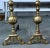 Pair of French Style Brass Andirons With Fleur De Lis For Sale - Image 11 of 11