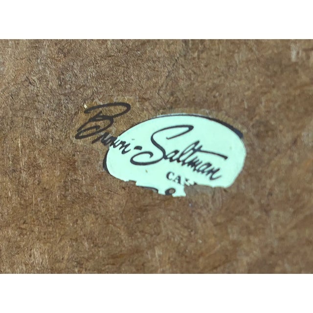 Vintage John Keal for Brown Saltman Hexagon Side Tables - A Pair For Sale - Image 12 of 12